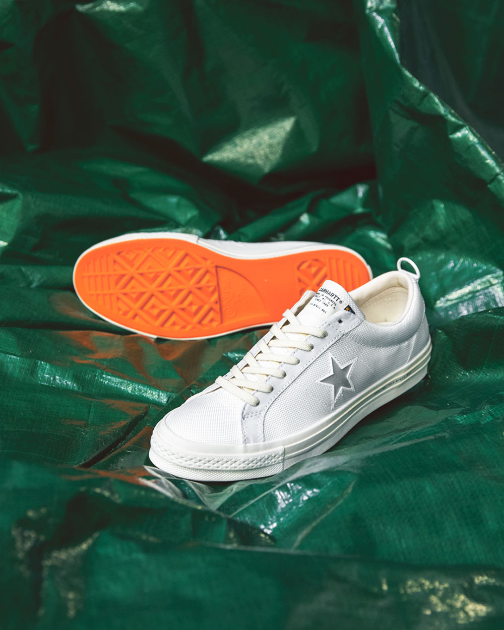 Converse x carhartt outlet one star white